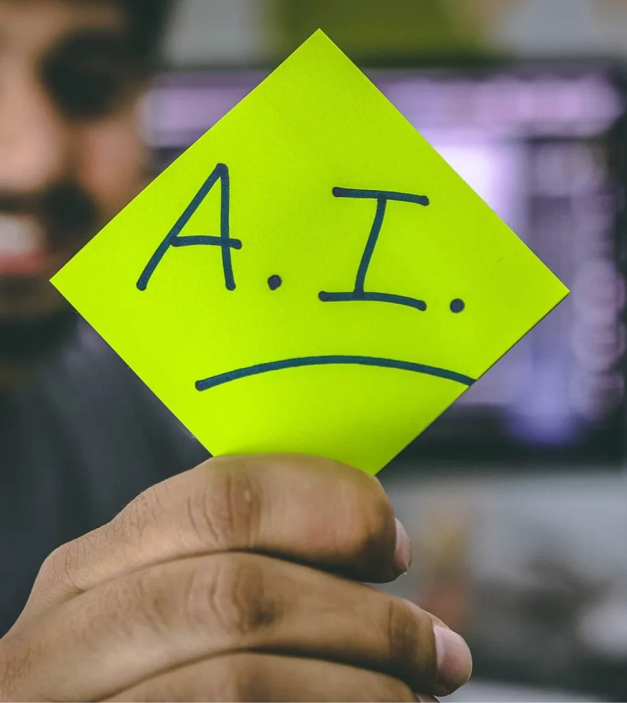AI truths on a sticky note