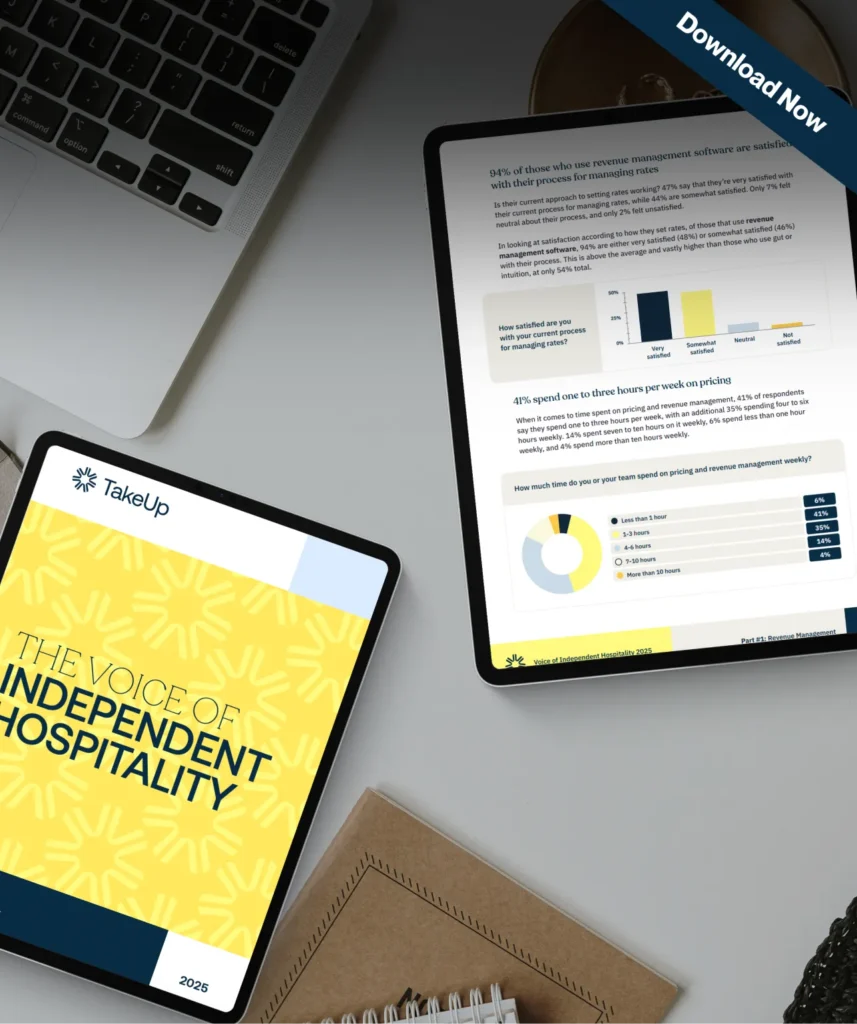 research report displayed on ipad