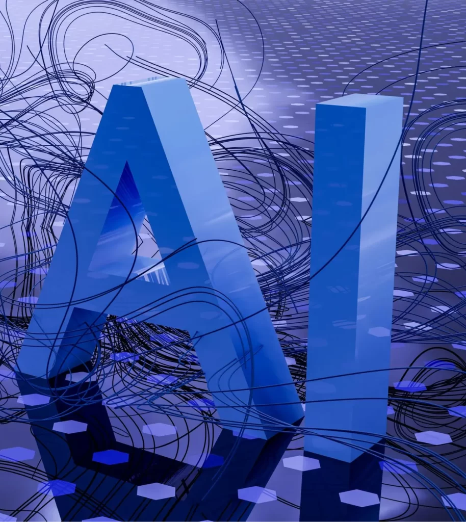 AI block letters