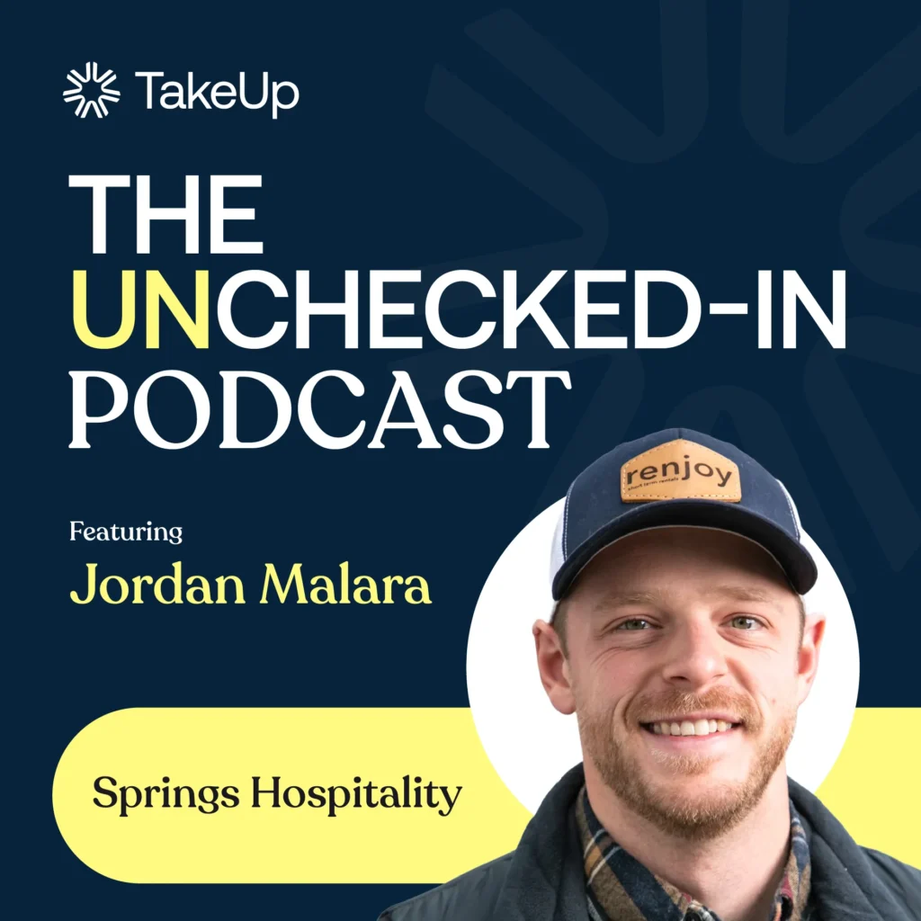 Unchecked-In Podcast cover with headshot of Jordan Malara