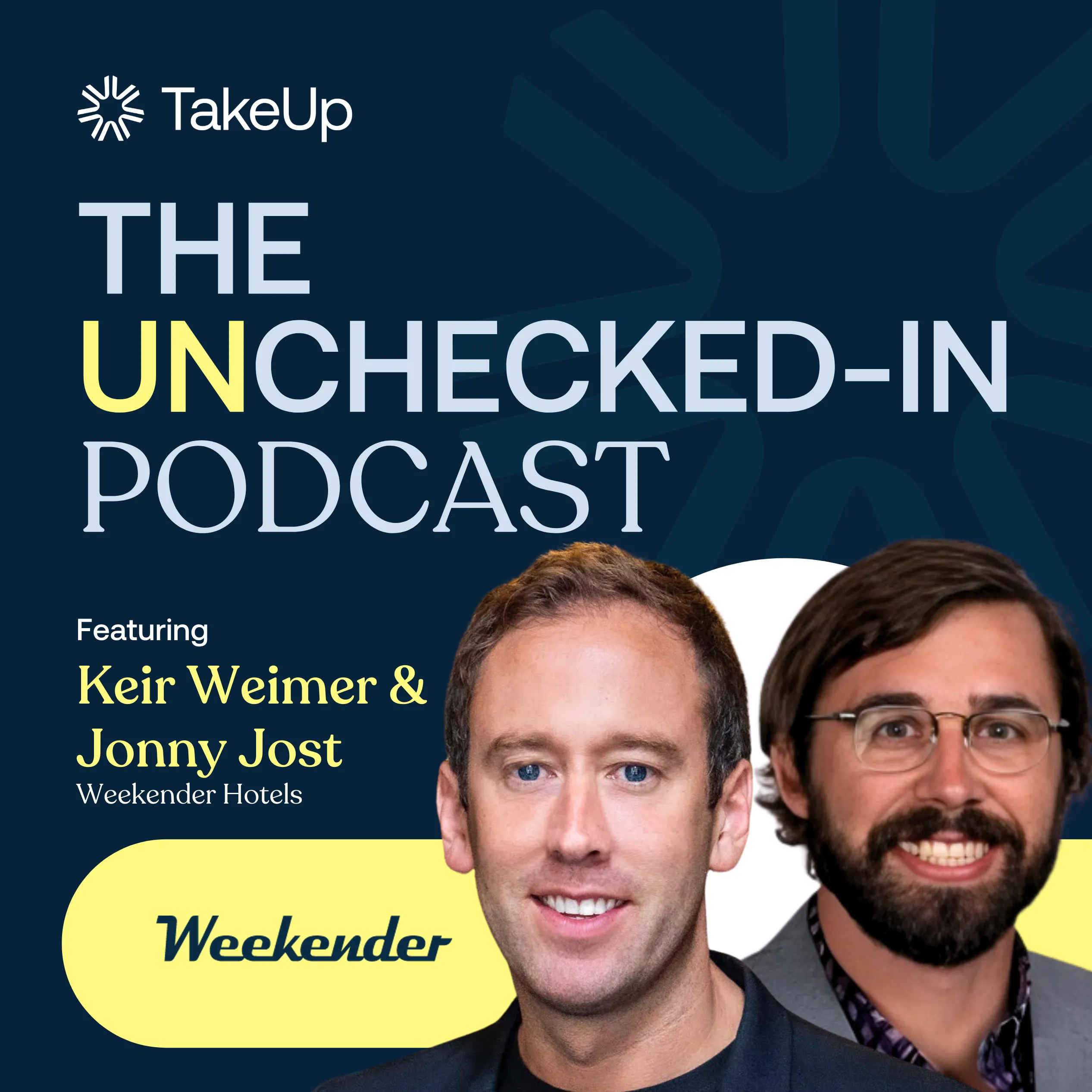 Podcast cover photo with headshot of Keir Weimer and Jonny Jost